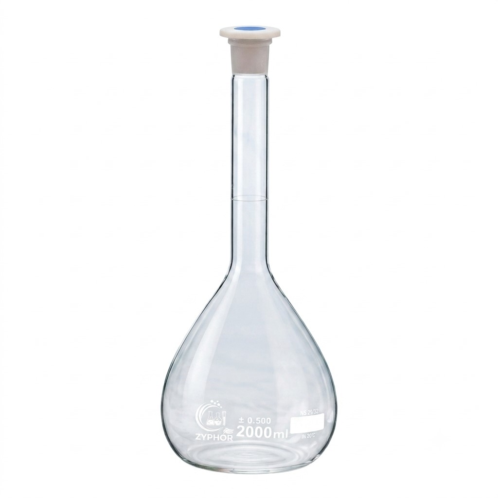 Volumetric Flask, Class-A, Batch Certificate, ISO